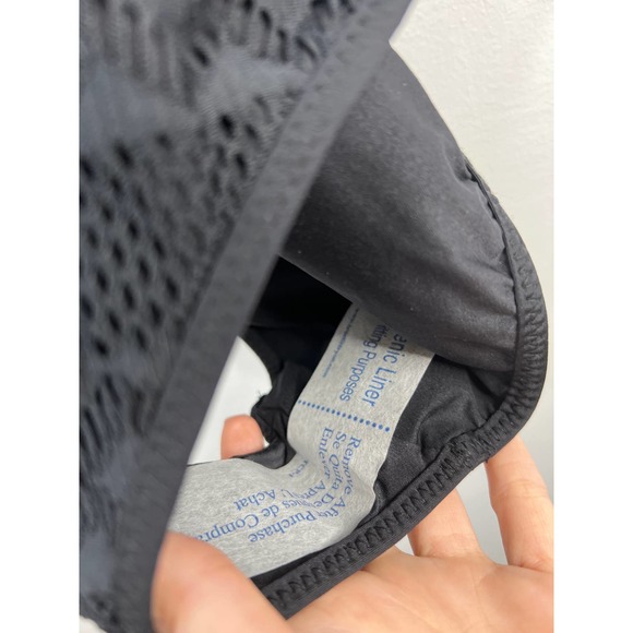 Becca Color Play Crochet Women's One Piece Swimsuit Black Size: Medium NWOT - Picture 5 of 8